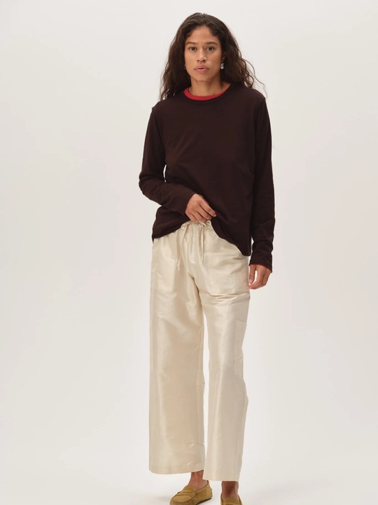 DONNI. Pants - Donni Taffeta Drawstring Cargo